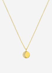 The Moonbeam 14ct Gold Vermeil Pendant Necklace - Molten Store