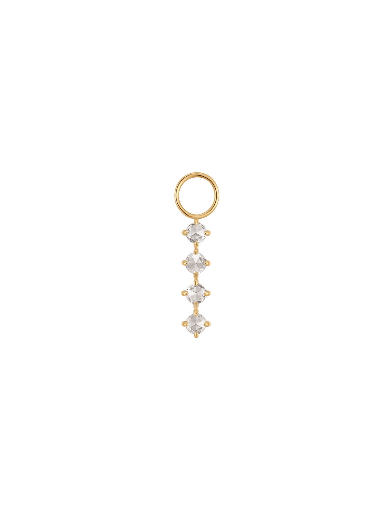 The Moonbeam Topaz 14ct Gold Vermeil Charm - Molten Store