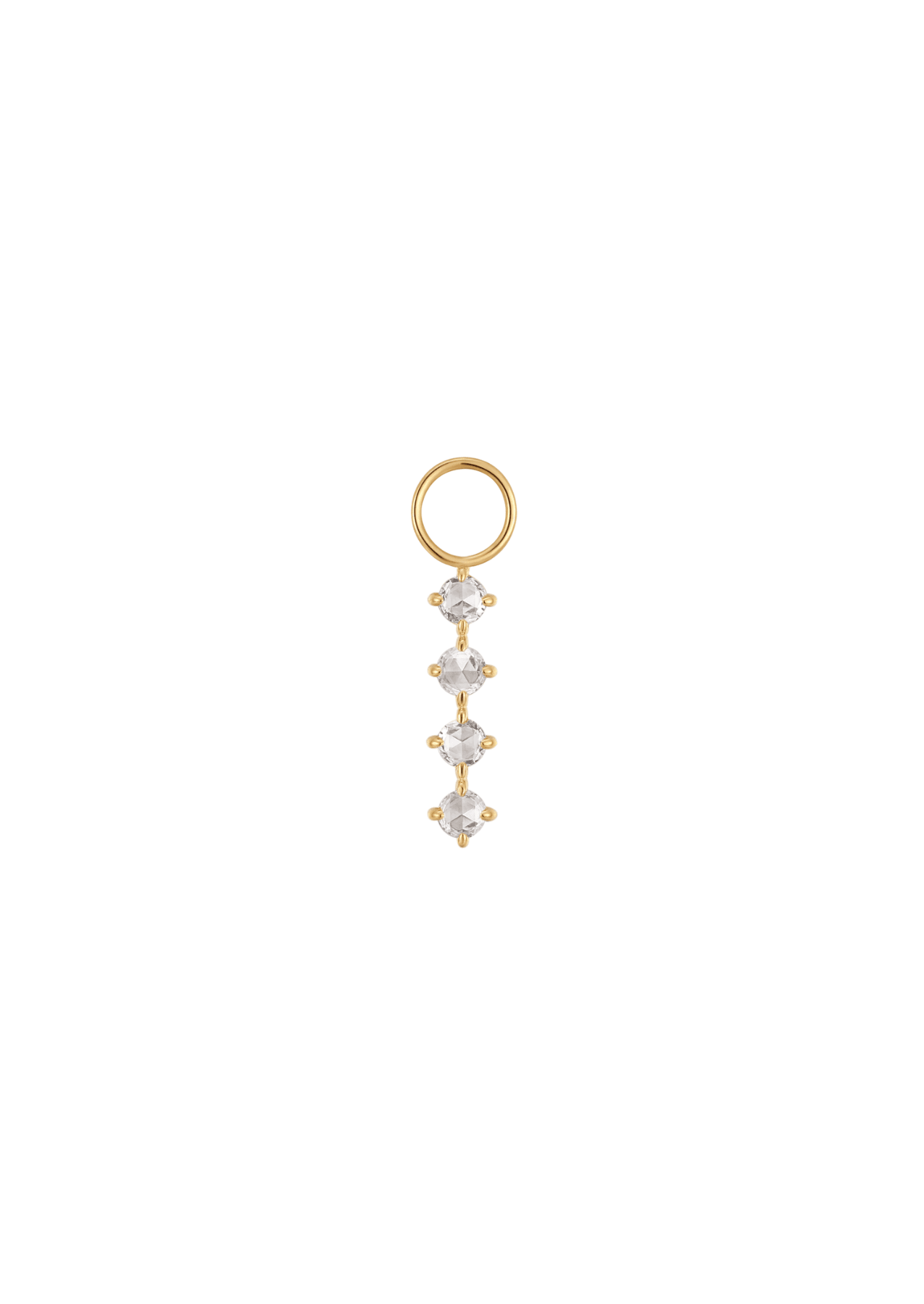 The Moonbeam Topaz 14ct Gold Vermeil Charm - Molten Store