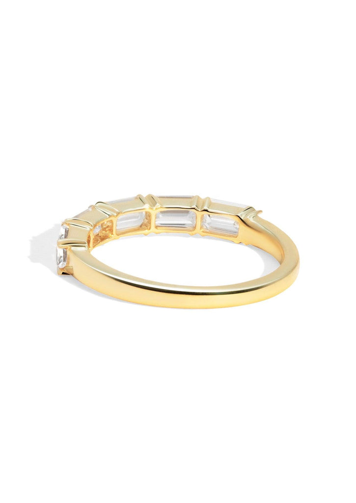 The Mosaic 9ct Yellow Gold Cultured Diamond Band - Molten Store