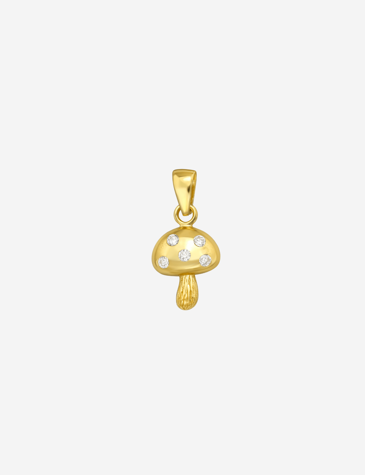 The Mushroom 14ct Gold Vermeil Pendant - Molten Store