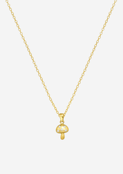 The Mushroom 14ct Gold Vermeil Pendant Necklace - Molten Store