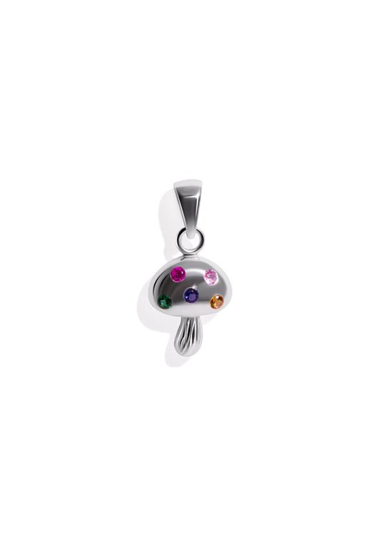 The Mushroom Silver Pendant - Molten Store