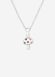 The Mushroom Sterling Silver Pendant Necklace - Molten Store