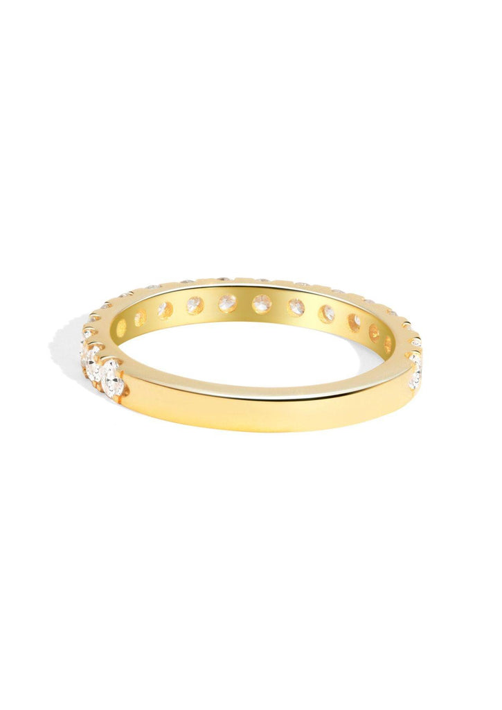 The Myriad 9ct Yellow Gold Natural Diamond Band - Molten Store