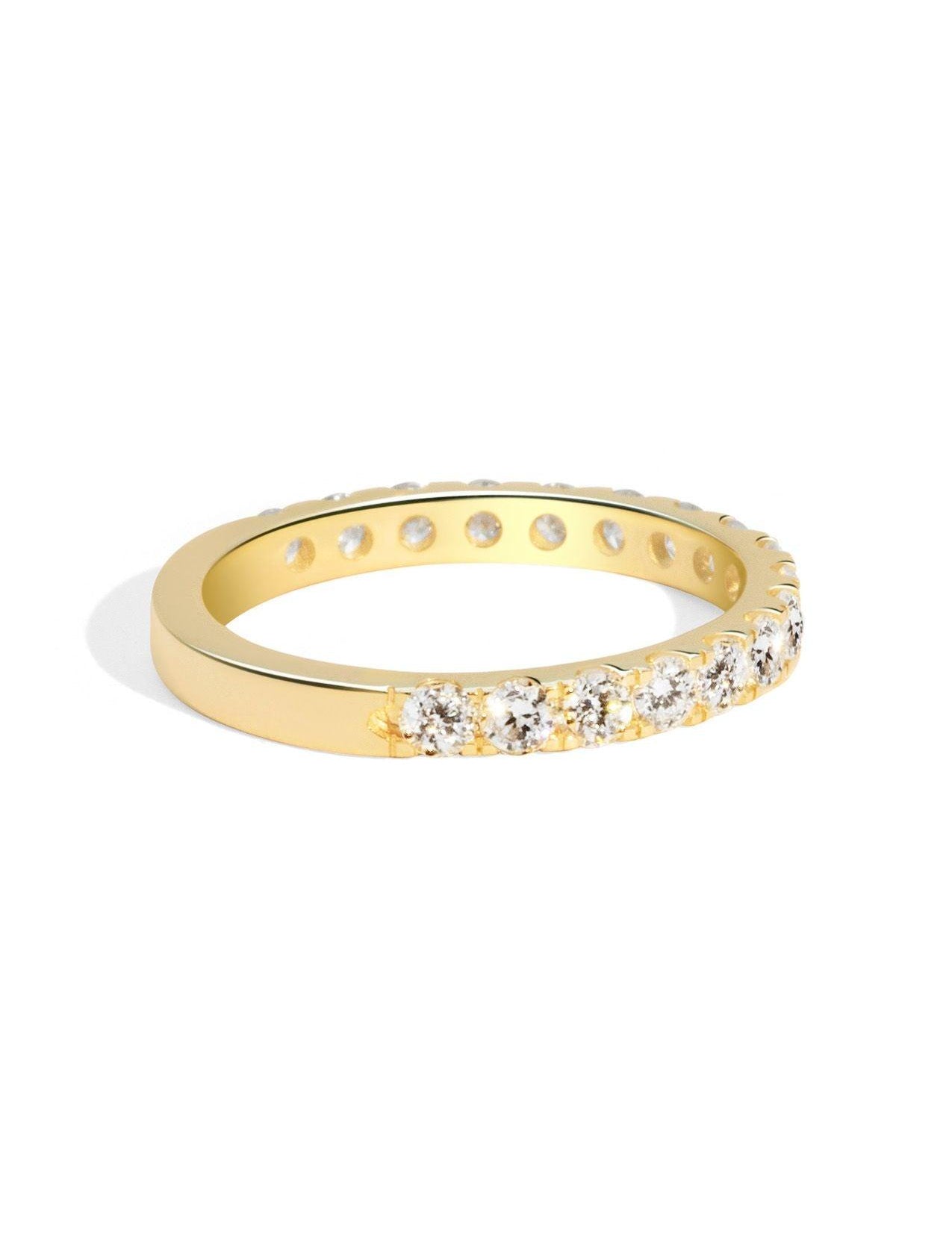 The Myriad 9ct Yellow Gold Natural Diamond Band - Molten Store