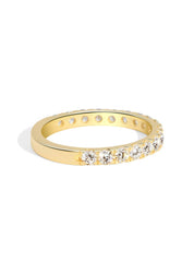 The Myriad 9ct Yellow Gold Natural Diamond Band - Molten Store