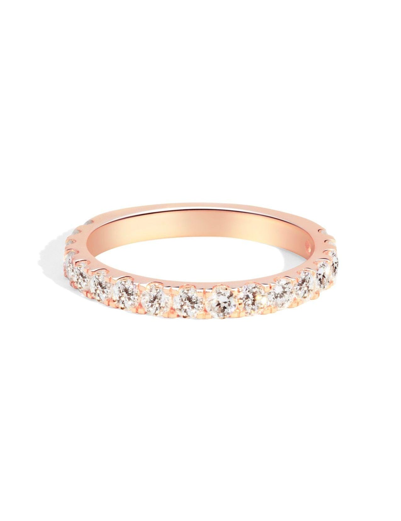 The Myriad Rose Gold Diamond Band - Molten Store