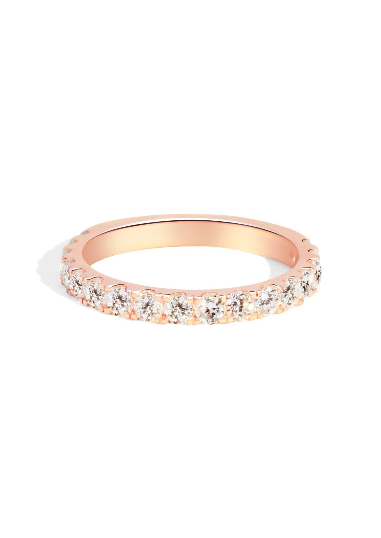 The Myriad Rose Gold Diamond Band - Molten Store