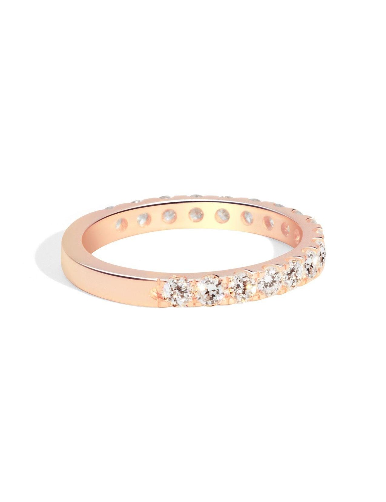 The Myriad Rose Gold Diamond Band - Molten Store