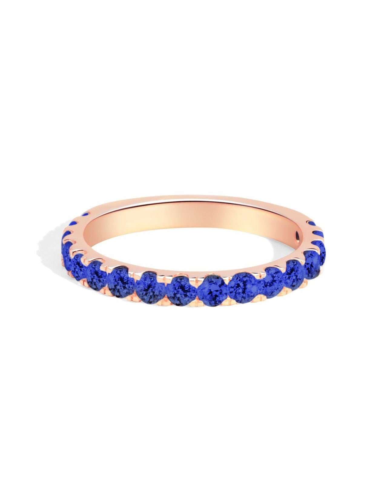 The Myriad Rose Gold Sapphire Band - Molten Store