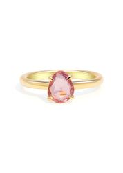 The Nova Ring with 1.03ct Rose Cut Pink Sapphire - Molten Store