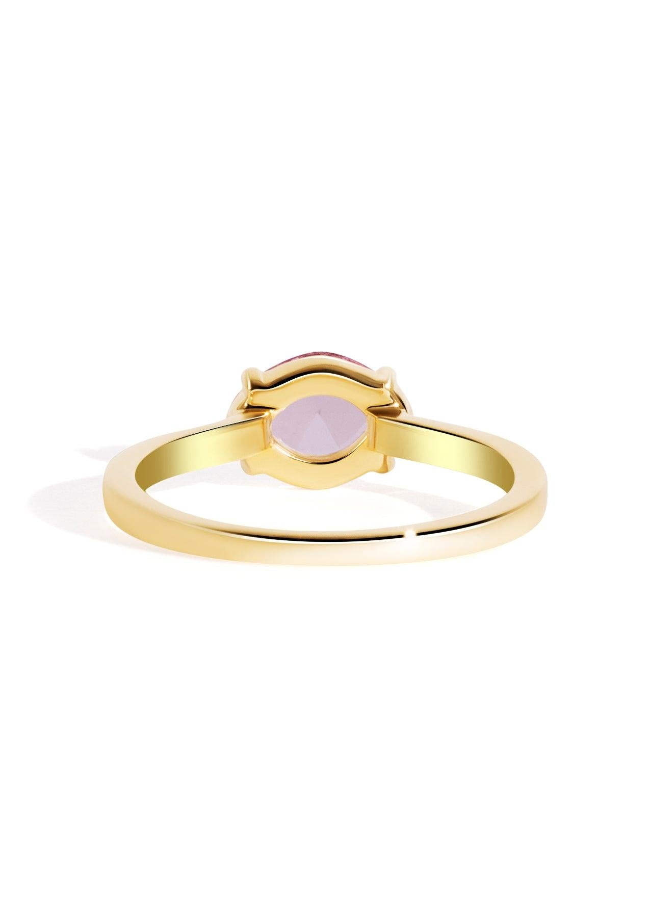 The Nova Ring with 1.06ct Rose Cut Pink Sapphire - Molten Store