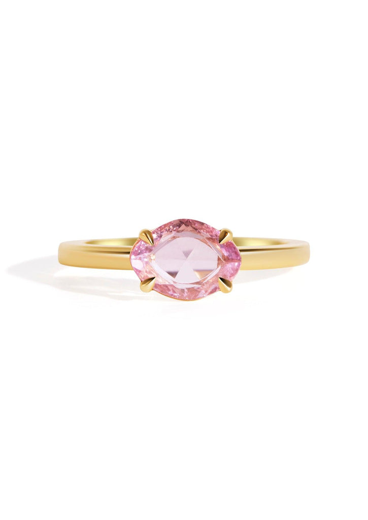 The Nova Ring with 1.06ct Rose Cut Pink Sapphire - Molten Store