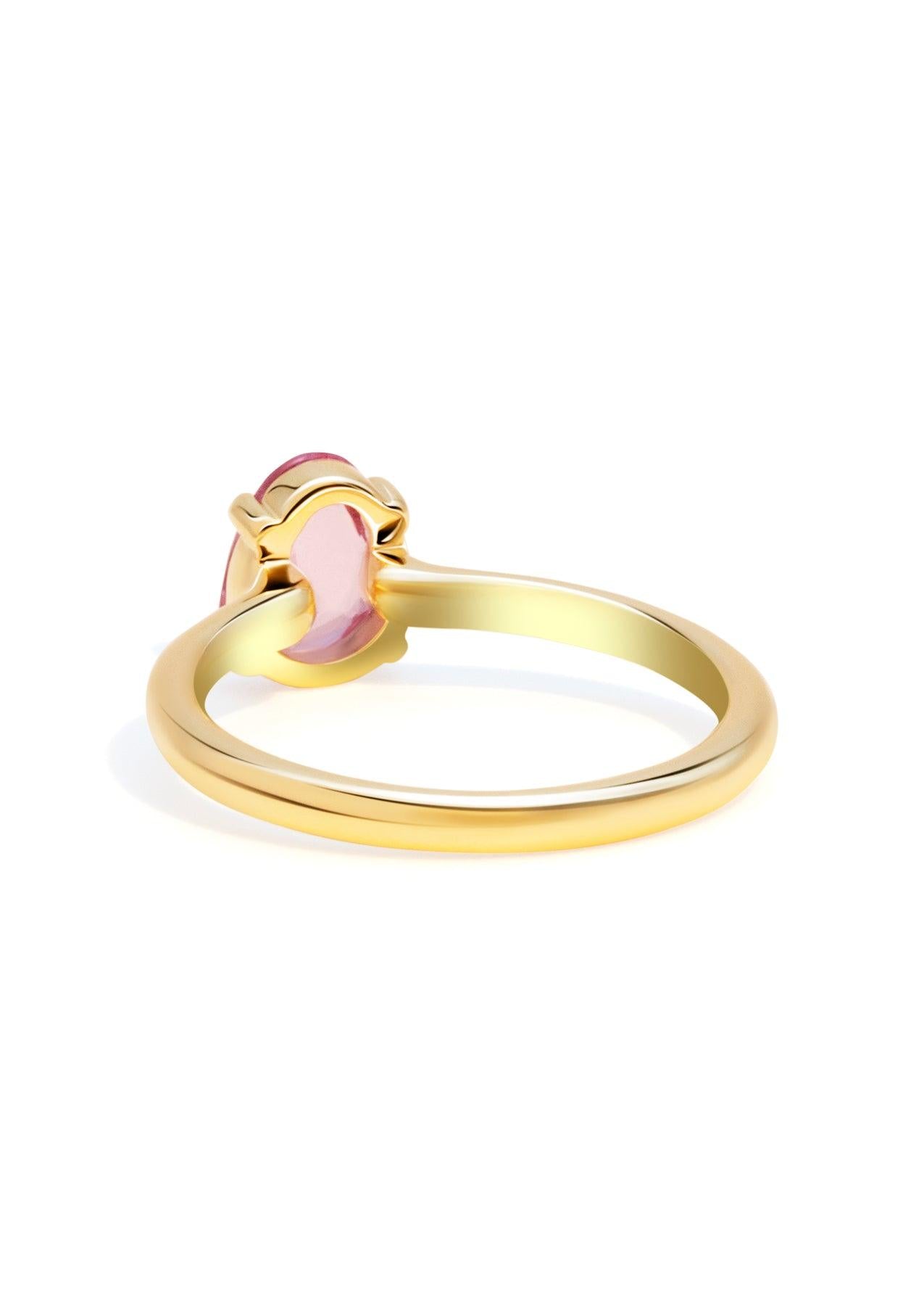 The Nova Ring with 1.14ct Pink Sapphire - Molten Store