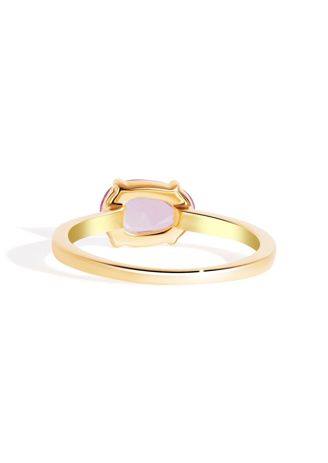 The Nova Ring with 1.22ct Rose Cut Pink Sapphire - Molten Store