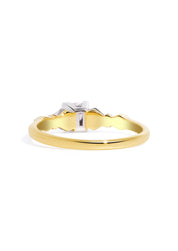 The Odette 18ct Yellow Gold Ring with 0.10ct Round Brilliant Cut Diamond | TDW 0.12ct - Molten Store