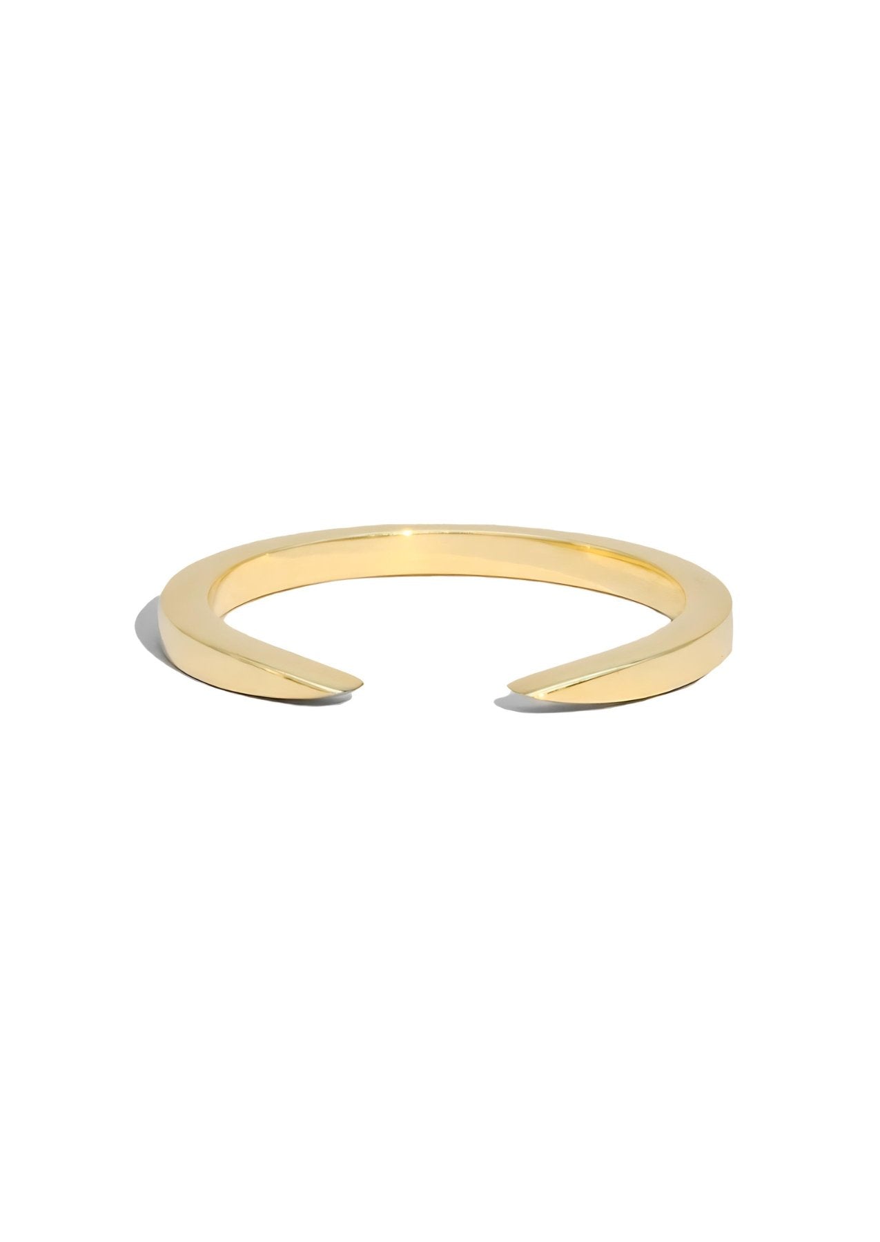 The Open 18ct Yellow Gold Band - Molten Store