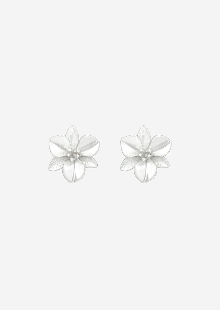 The Orchid Sterling Silver Stud Earrings - Molten Store