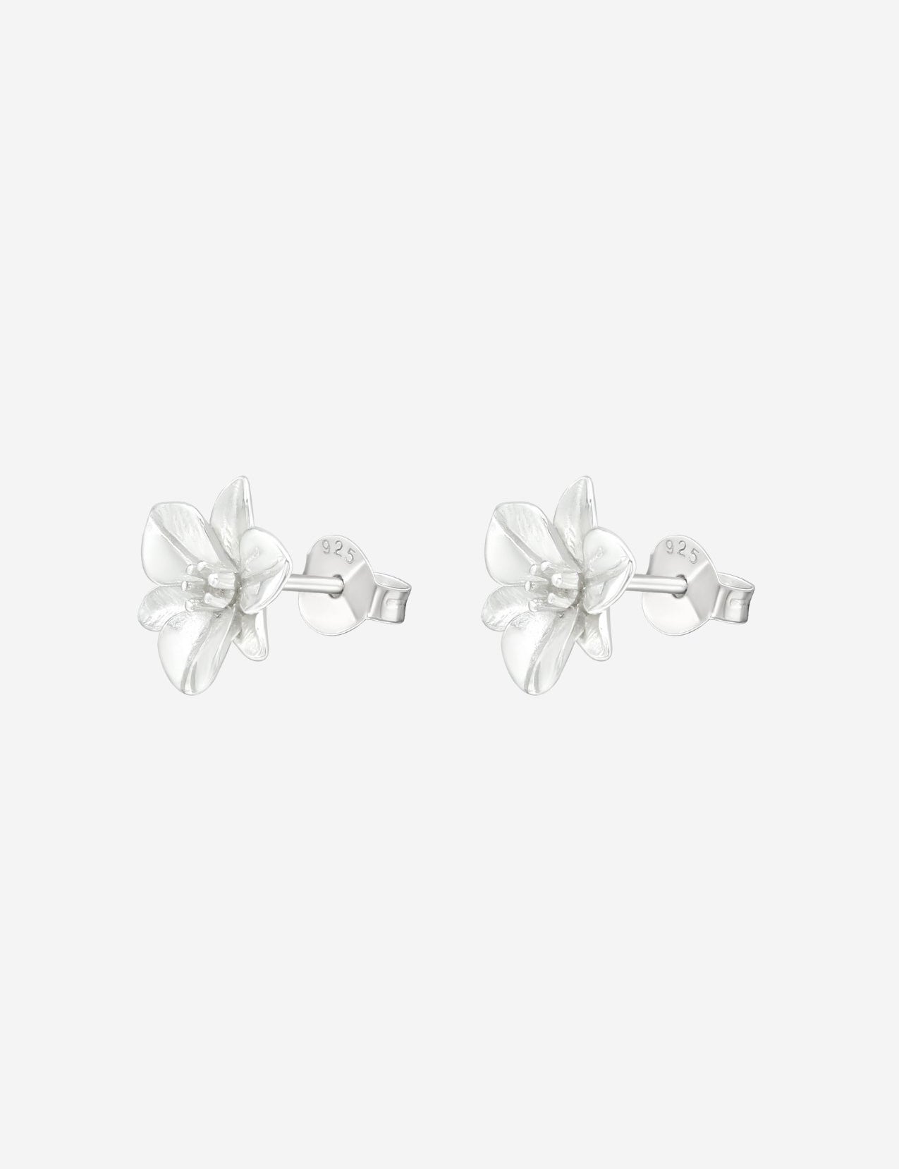 The Orchid Sterling Silver Stud Earrings - Molten Store