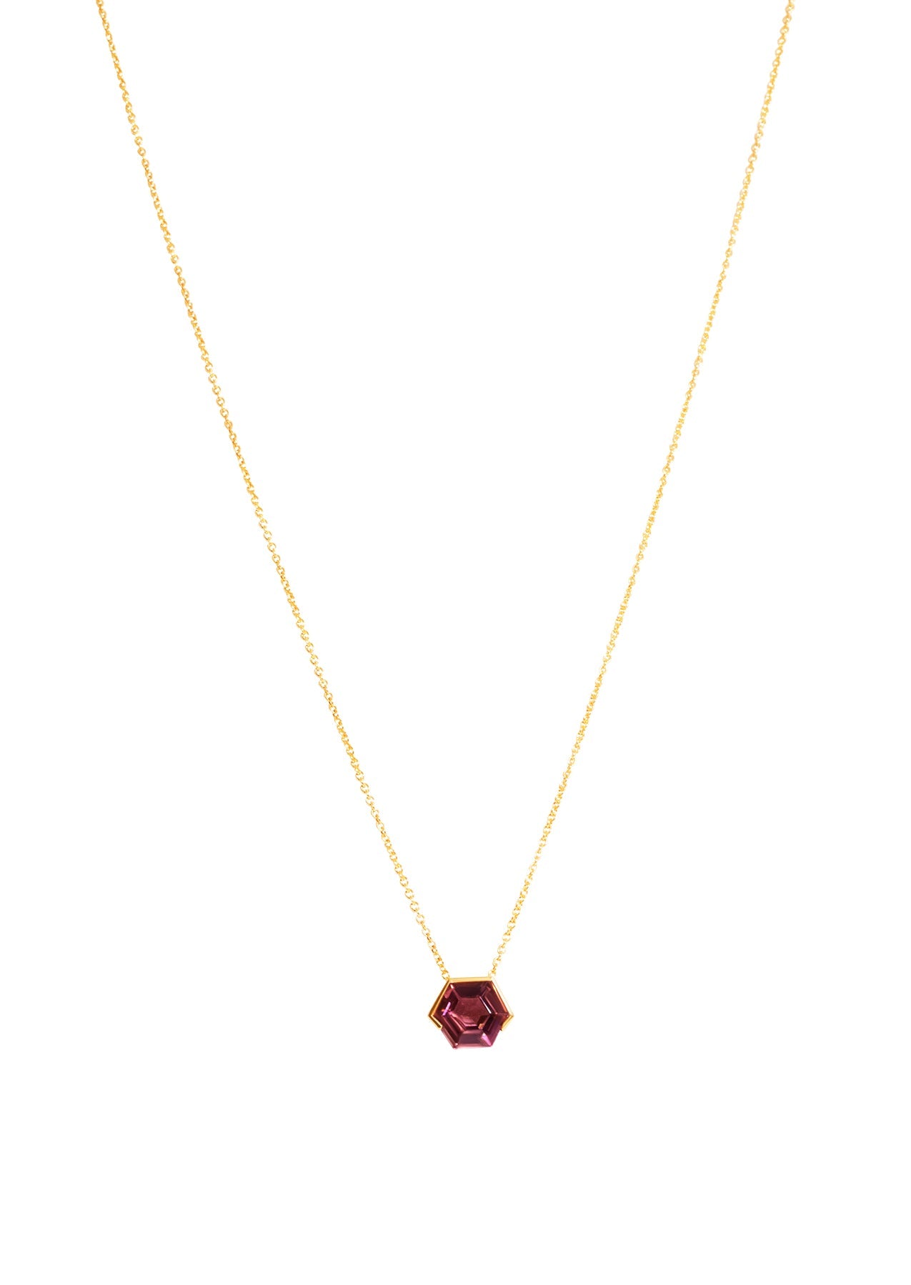 The Ottilie Necklace with 2.85ct Peach Tourmaline - Molten Store