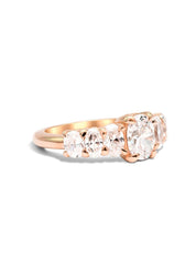 The Oval Banks Rose Gold Ring Setting - Molten Store