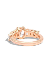 The Oval Banks Rose Gold Ring Setting - Molten Store