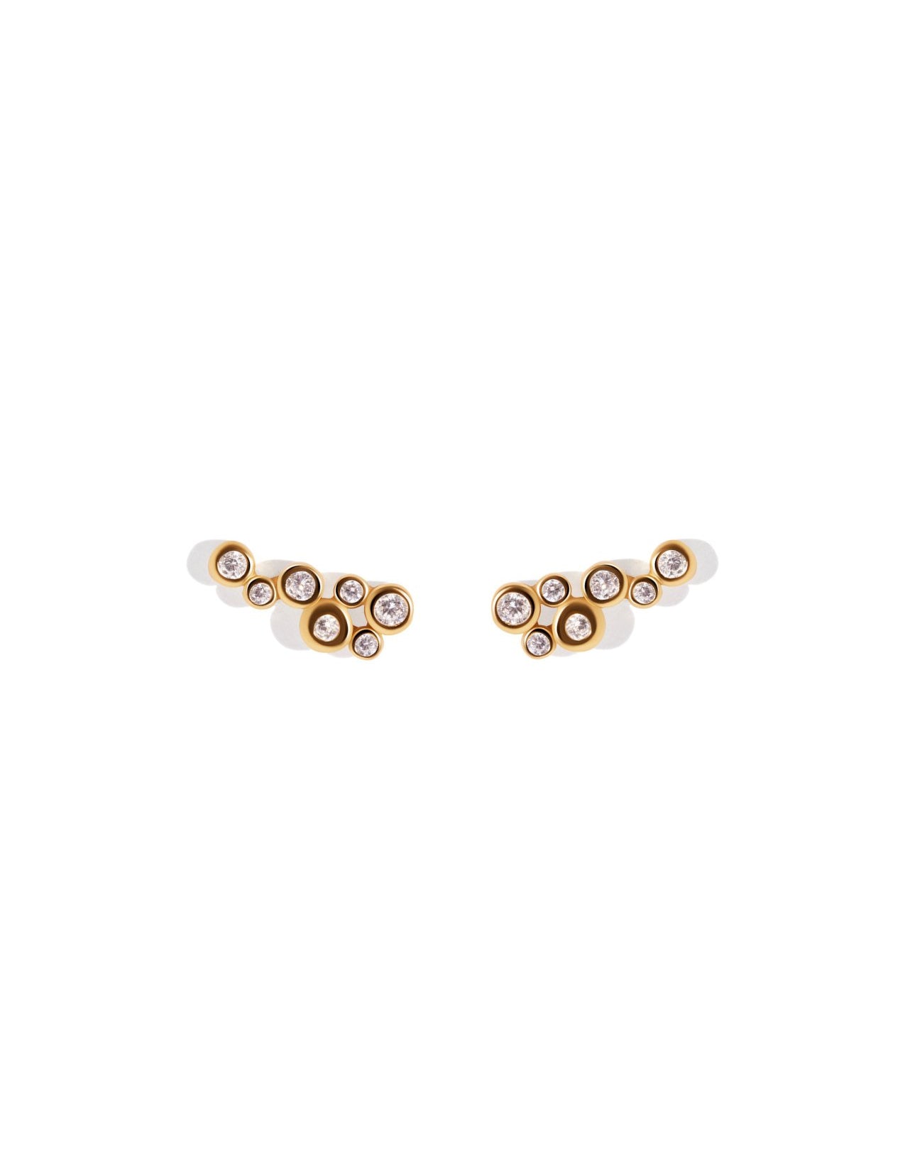 The Perlage 18ct Gold Vermeil Stud Earrings - Molten Store