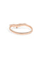 The Petal Diamond Curved Rose Gold Band - Molten Store