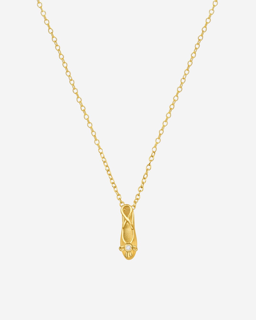 The Plié 14ct Gold Vermeil Pendant Necklace - Molten Store