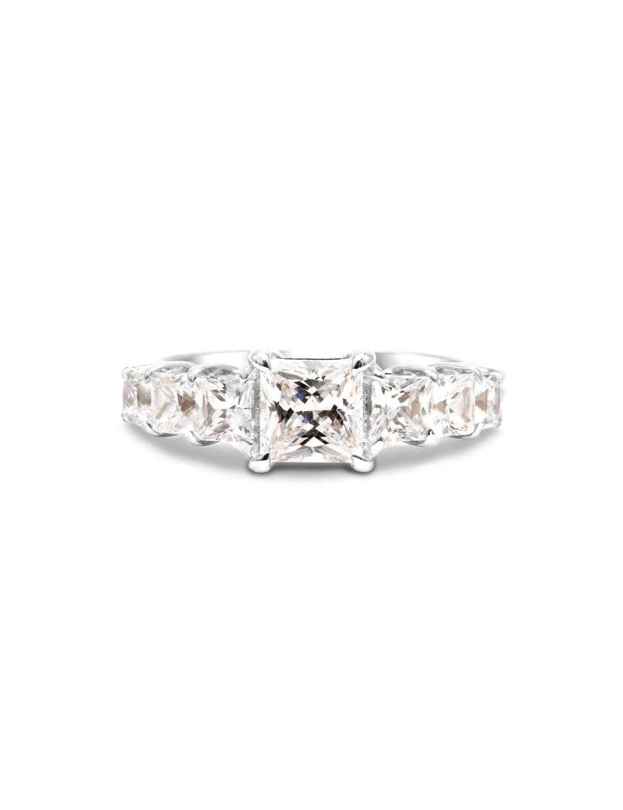 The Princess Banks White Gold Ring Setting - Molten Store