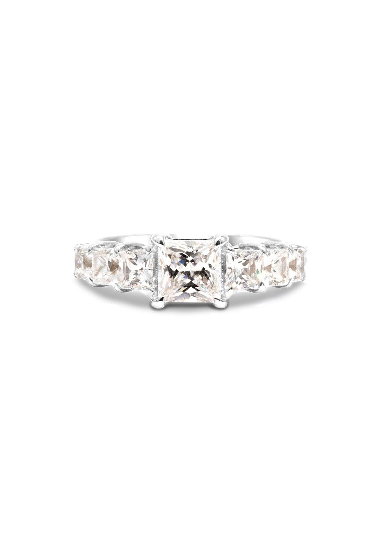 The Princess Banks White Gold Ring Setting - Molten Store