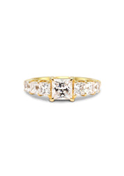 The Princess Banks Yellow Gold Ring Setting - Molten Store