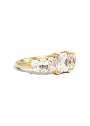 The Radiant Banks Yellow Gold Ring Setting - Molten Store