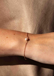 The Raindrop Pearl 14ct Rose Gold Filled Bracelet - Molten Store