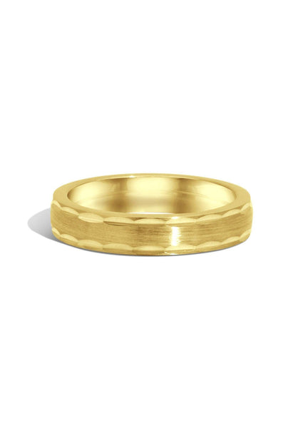 The Reverie 18ct Yellow Gold Band - Molten Store