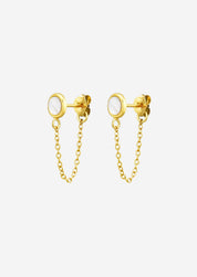 The Rhythm 14ct Gold Vermeil Ear Jacket Earrings - Molten Store