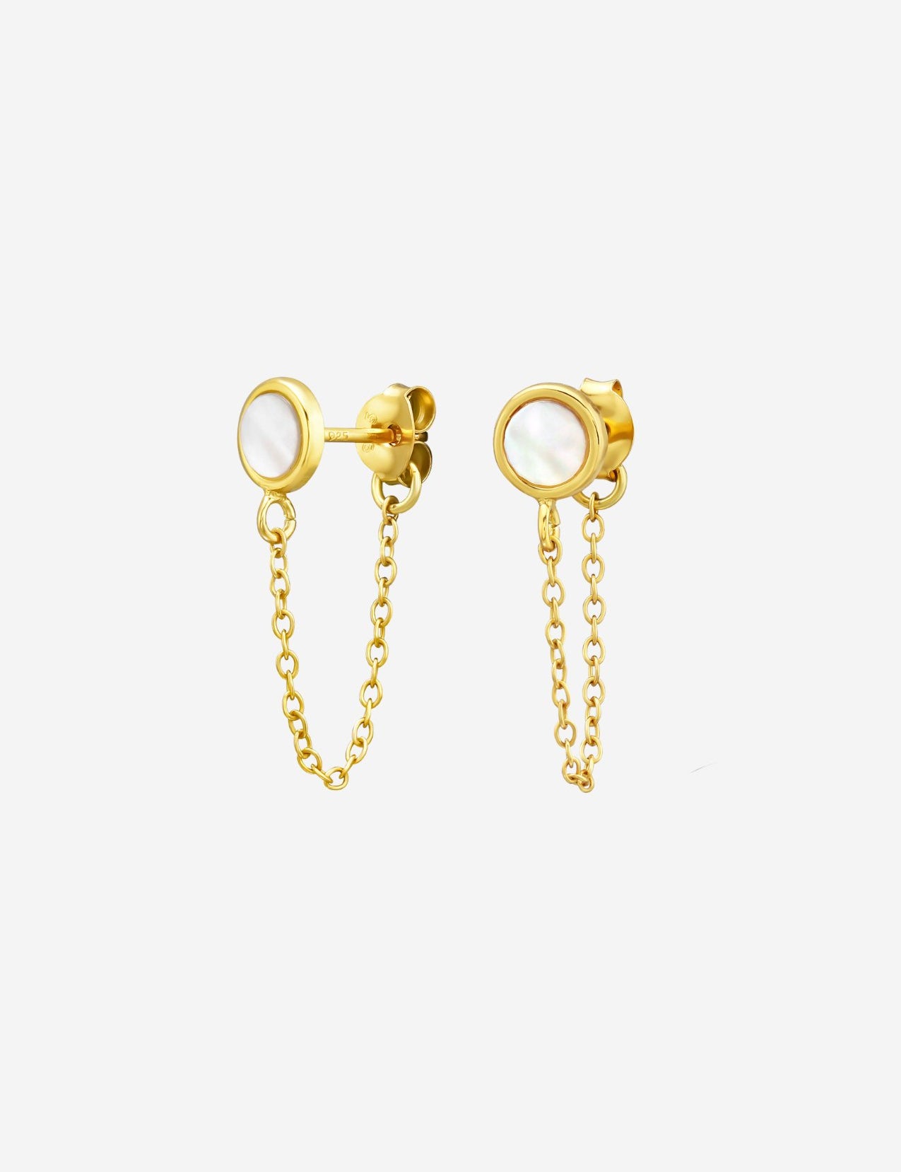 The Rhythm 14ct Gold Vermeil Ear Jacket Earrings - Molten Store