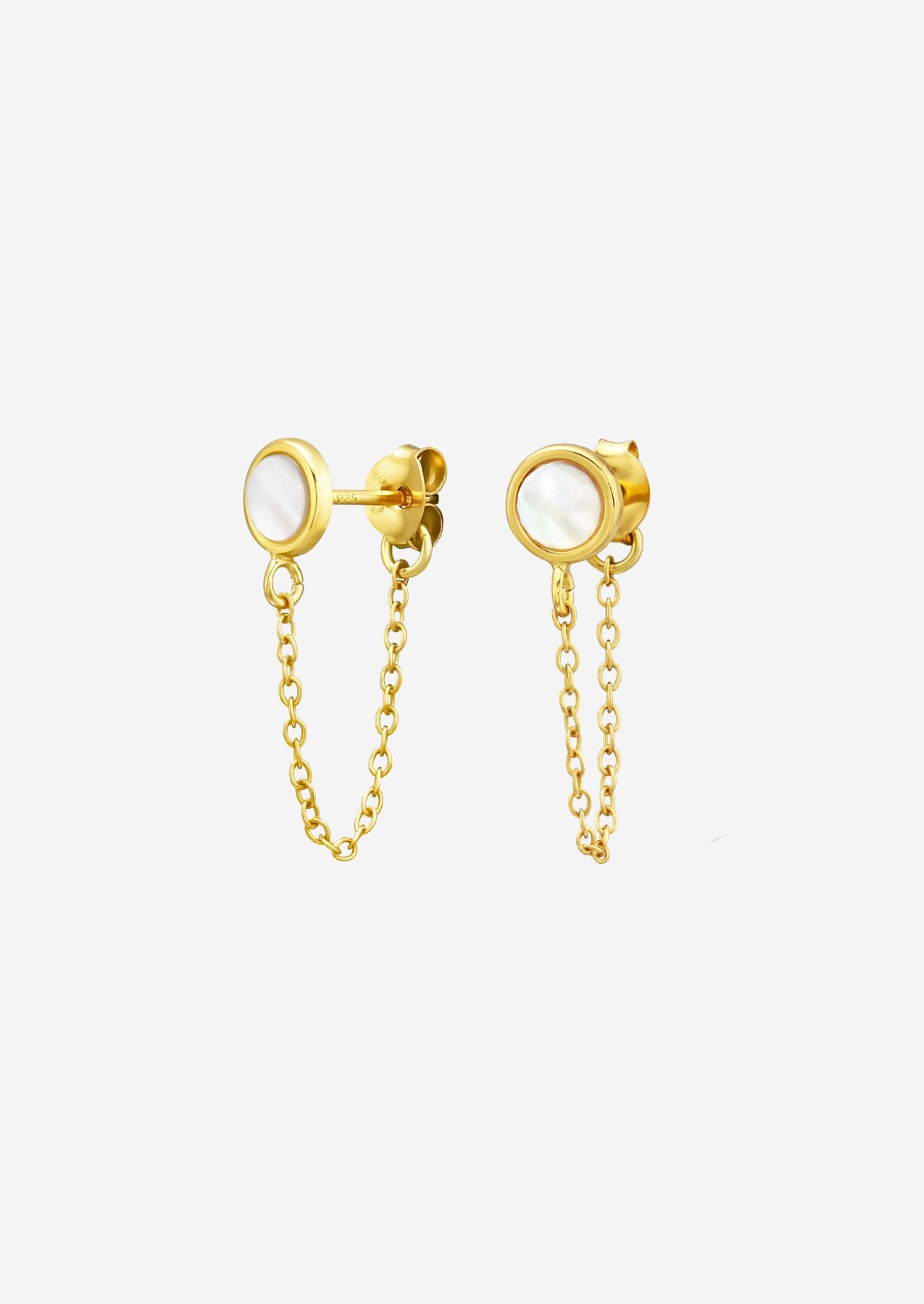 The Rhythm 14ct Gold Vermeil Ear Jacket Earrings - Molten Store