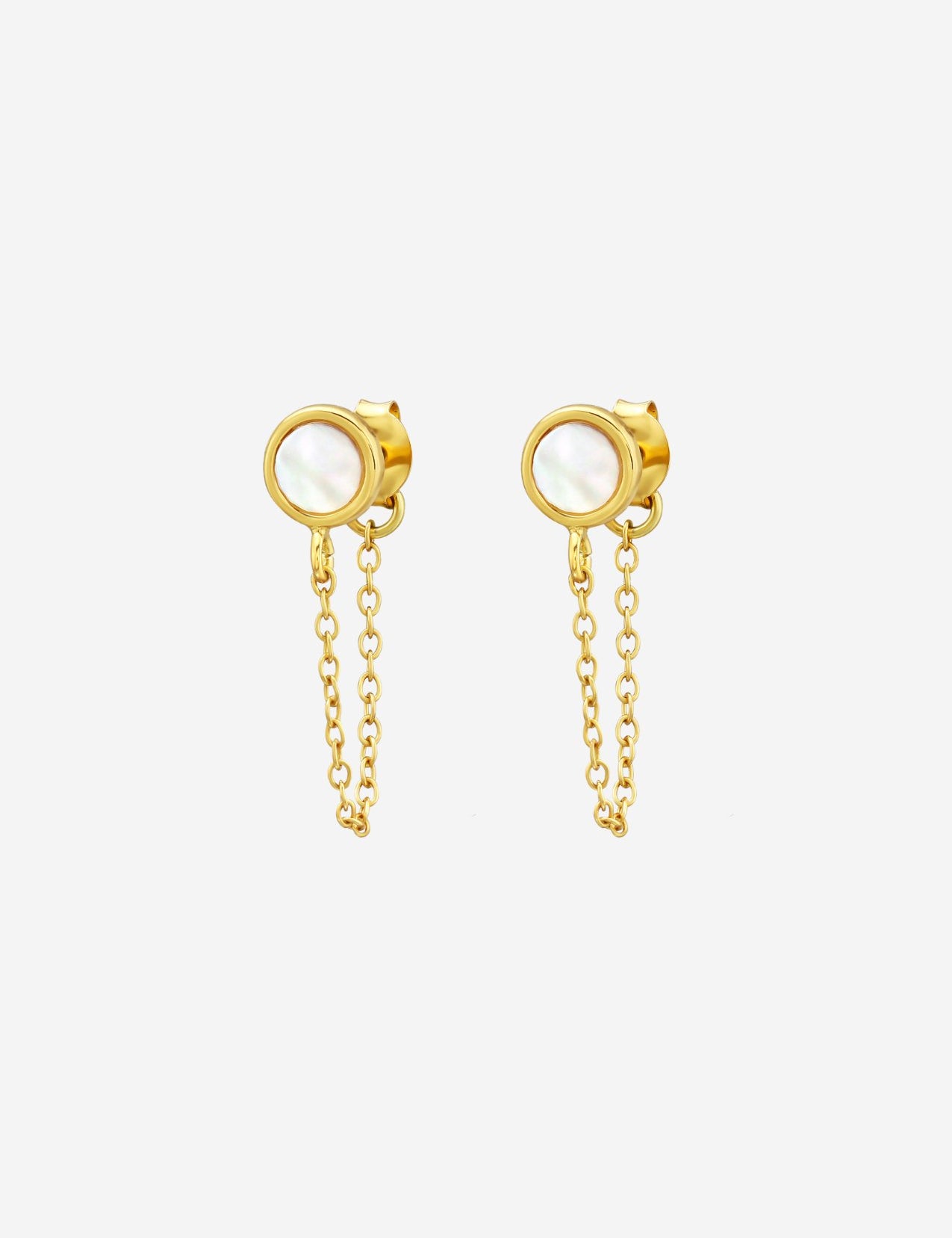 The Rhythm 14ct Gold Vermeil Ear Jacket Earrings - Molten Store