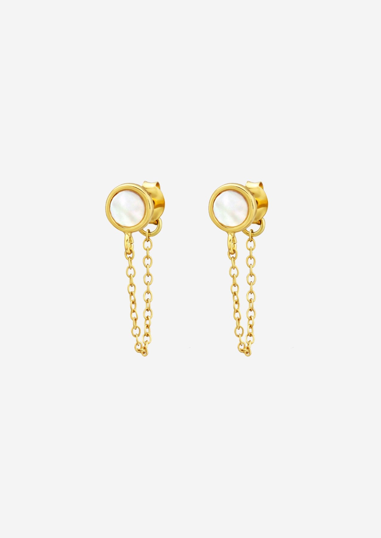 The Rhythm 14ct Gold Vermeil Ear Jacket Earrings - Molten Store