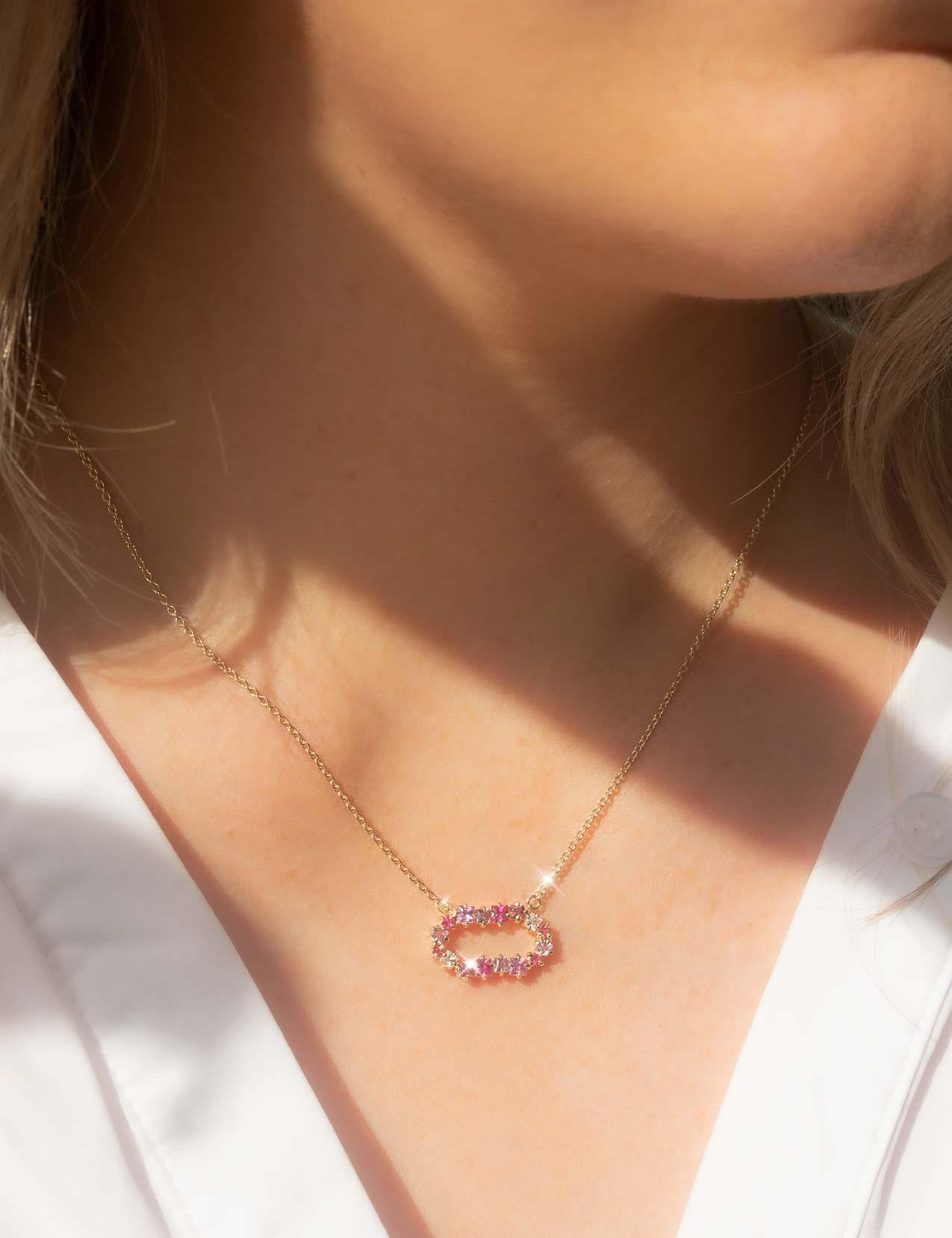 The Roselle 9ct Solid Gold Necklace - Molten Store