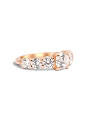 The Round Brilliant Banks Rose Gold Ring Setting - Molten Store