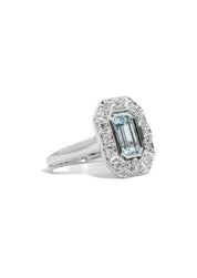 The Sadie Ring with 1.63ct Aquamarine - Molten Store