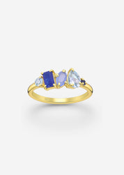 The Salacia 18ct Gold Vermeil Cluster Ring - Molten Store