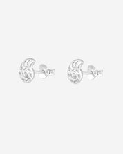 The Sea Charm Sterling Silver Stud Earrings - Molten Store