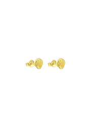 The Seashell Gold Vermeil Stud Earring - Molten Store