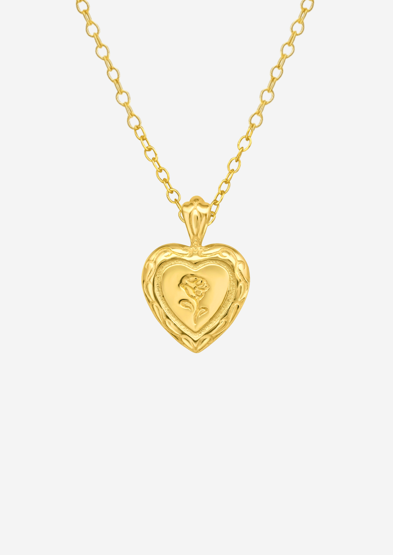 The Secret Heart 14ct Gold Vermeil Pendant Necklace - Molten Store