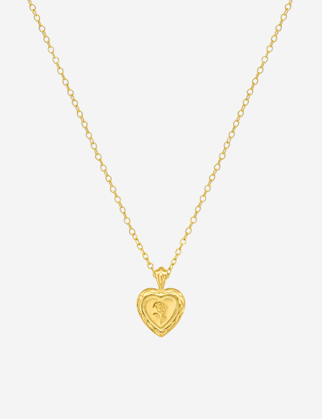 The Secret Heart 14ct Gold Vermeil Pendant Necklace - Molten Store