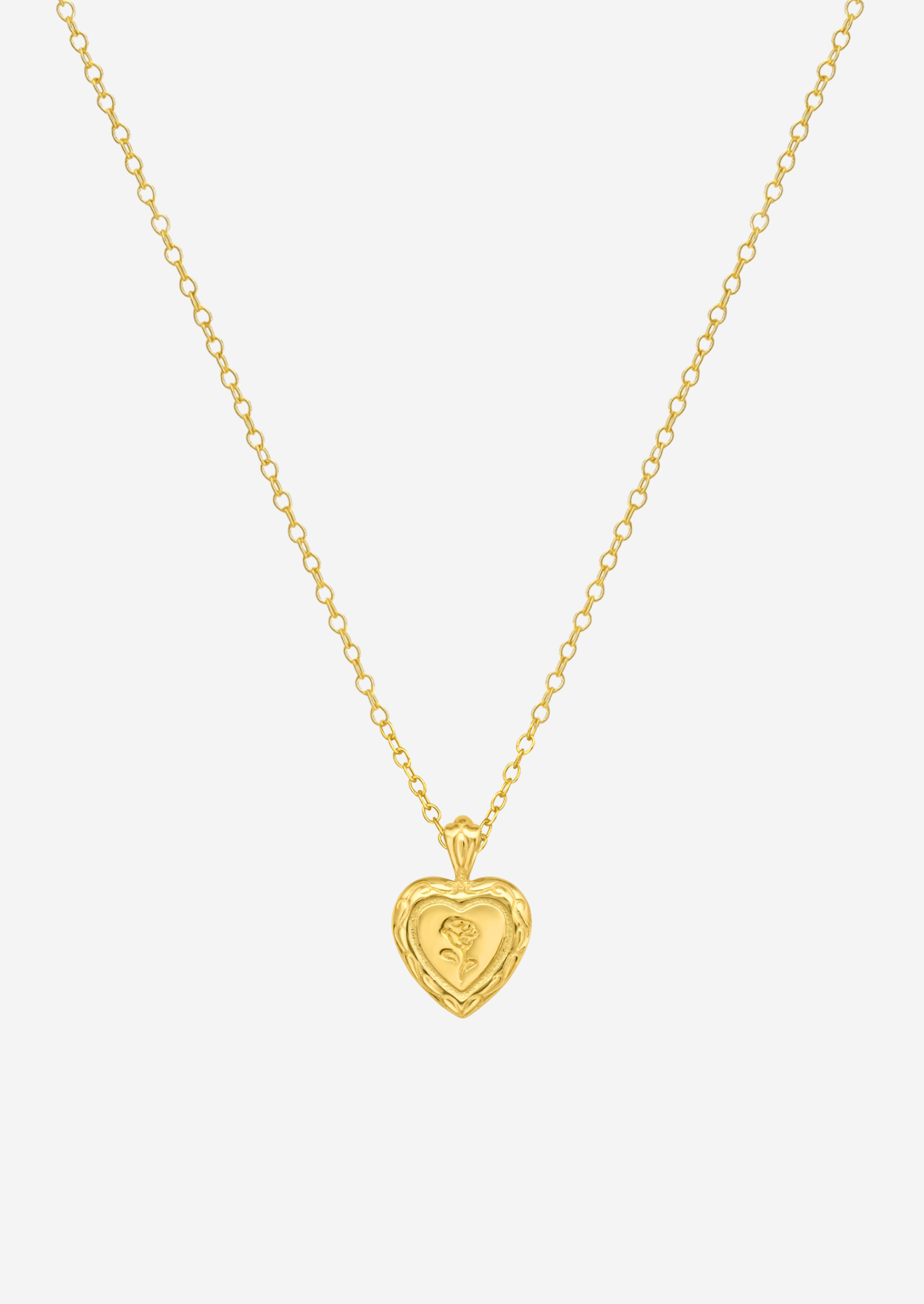 The Secret Heart 14ct Gold Vermeil Pendant Necklace - Molten Store